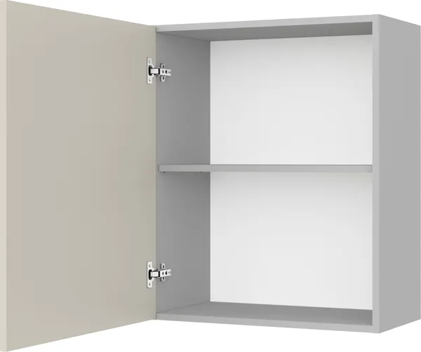 Изображение товара Шкаф навесной для кухни Anrex Alesia 1D/60 F1 (серый/глиняный серый)