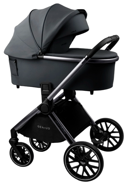 Изображение товара Детская универсальная коляска Amarobaby 2 в 1 Genius AB25-10GENIUS/11 (серый)
