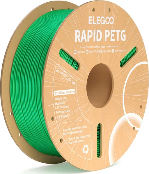 Изображение товара Пластик для 3D-печати Elegoo Petg Rapid 50.203.0220 (1кг, зеленый)