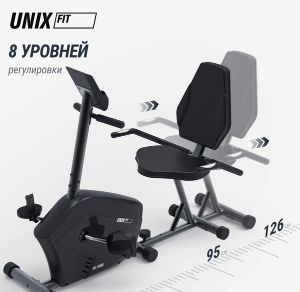 Изображение товара Велотренажер UNIX Fit BR-340E Compact / MBBR340E