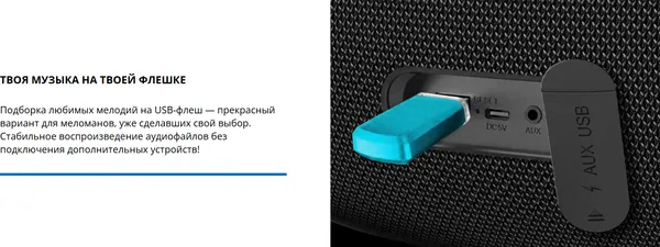 Изображение товара Портативная колонка Sven PS-399 (черный)