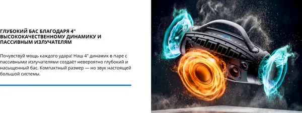 Изображение товара Портативная колонка Sven PS-399 (черный)