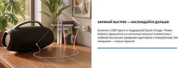 Изображение товара Портативная колонка Sven PS-399 (черный)