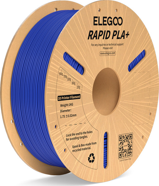 Изображение товара Пластик для 3D-печати Elegoo Pla+ Rapid 50.203.0117 (1кг, синий)