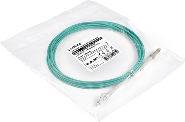 Изображение товара Кабель ExeGate FC-S-503-LC-LC-5M-LSZH / EX295145RUS (5м, голубой)