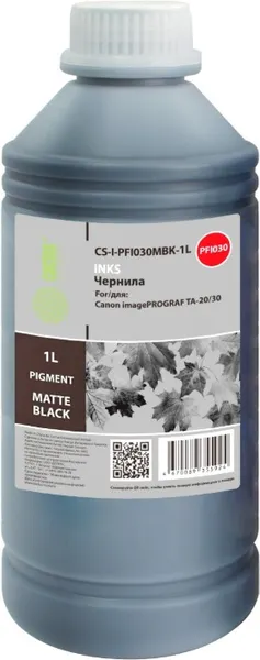 Изображение товара Контейнер с чернилами Cactus CS-I-PFI030MBK-1L PFI-030 (1л, черный матовый)