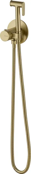 Гигиенический душ со смесителем Oliveeka OL-829909-BG (золотой матовый)