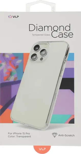 Изображение товара Чехол-накладка VLP Diamond для Apple iPhone 15 Pro / 10510011 (прозрачный)