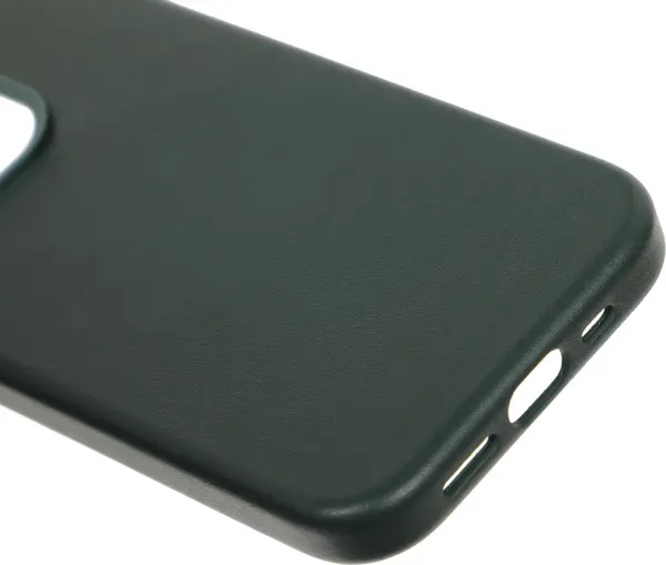 Изображение товара Чехол-накладка VLP Ecopelle Case для Apple iPhone 15 Pro / 10513009 (темно-зеленый)