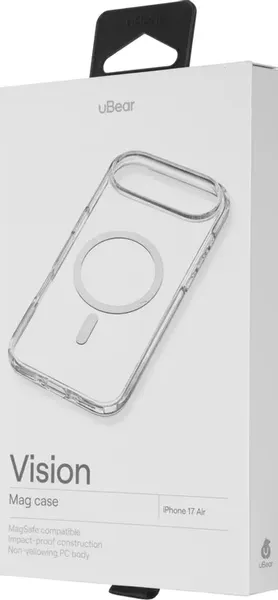 Изображение товара Чехол-накладка uBear Vision Case для Apple iPhone Air / CS536TT66AVS-I25M (прозрачный)