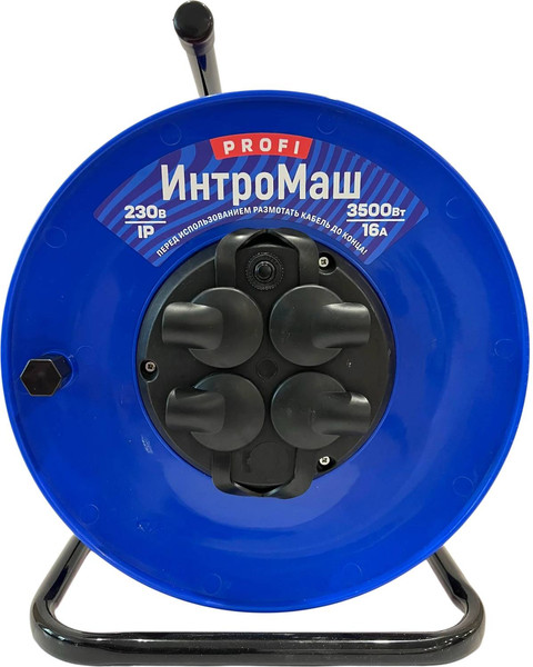 Изображение товара Удлинитель на катушке ИнтроМаш РБК16 КГ 3х1.5 / 10304 (50м)