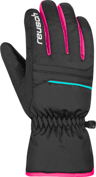 Изображение товара Перчатки лыжные Reusch Alan / 6461115_7003 (р.3, Black/Black/Pink Glo)