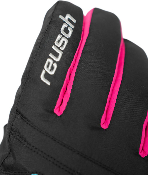 Изображение товара Перчатки лыжные Reusch Alan / 6461115_7003 (р.3, Black/Black/Pink Glo)