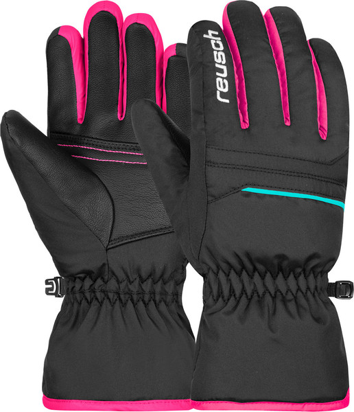 Изображение товара Перчатки лыжные Reusch Alan / 6461115_7003 (р.5, Black/Black/Pink Glo)