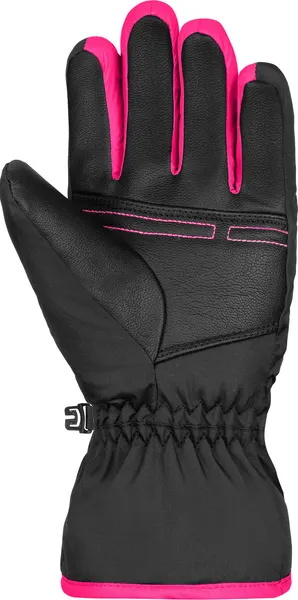 Изображение товара Перчатки лыжные Reusch Alan / 6461115_7003 (р.5.5, Black/Black/Pink Glo)