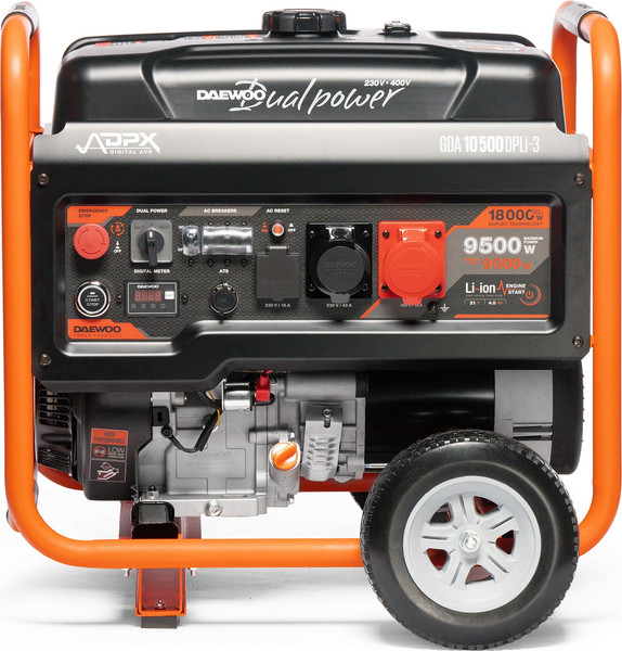 Изображение товара Бензиновый генератор Daewoo Power GDA 10500DPLi-3