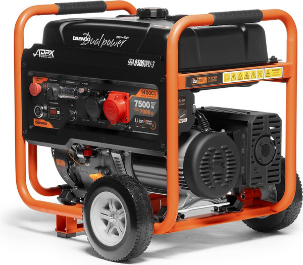 Изображение товара Бензиновый генератор Daewoo Power GDA 8500DPLi-3