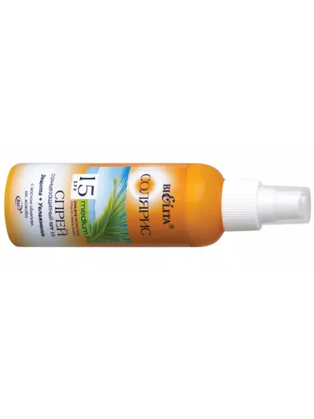 Изображение товара Спрей солнцезащитный Belita Солярис SPF15 (145мл)