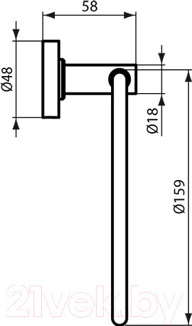 Изображение товара Кольцо для полотенца Ideal Standard Imo A9130AA