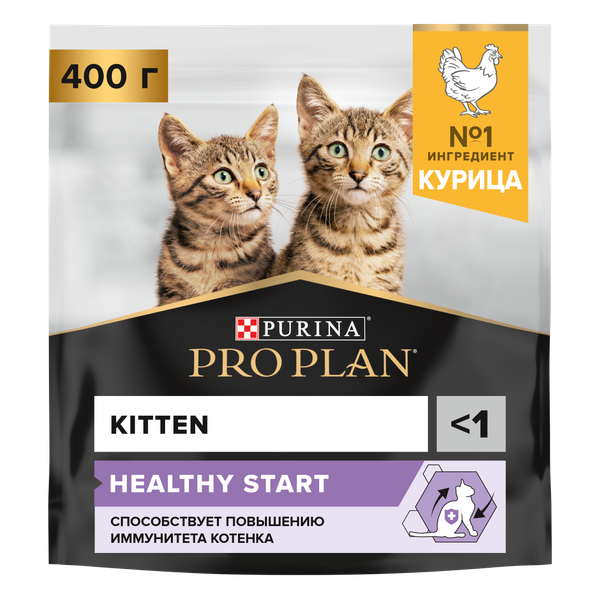 Изображение товара Сухой корм для кошек Pro Plan Junior с курицей (400г)
