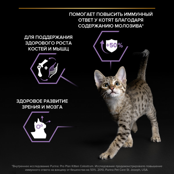 Изображение товара Сухой корм для кошек Pro Plan Junior с курицей (400г)
