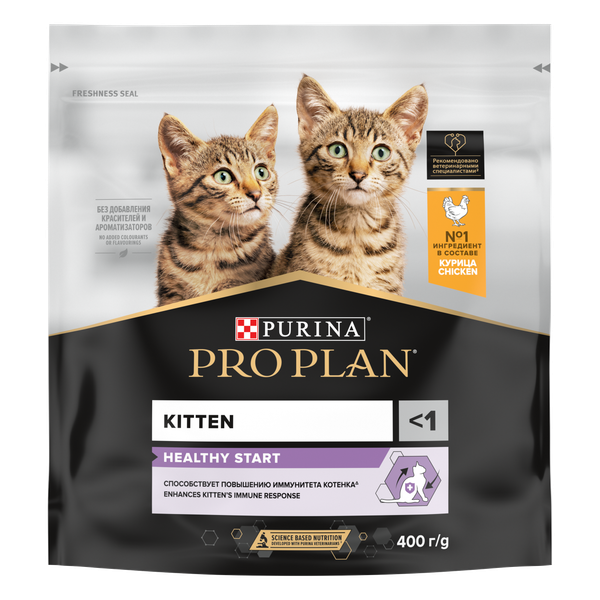 Изображение товара Сухой корм для кошек Pro Plan Junior с курицей (400г)