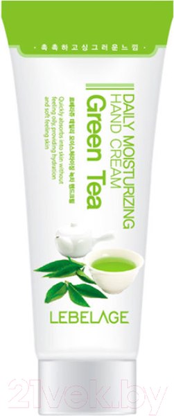 Изображение товара Крем для рук Lebelage Daily Moisturizing Green Tea Hand Cream (100мл)