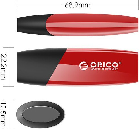 Изображение товара USB flash накопитель Orico U3S-S-A64G-RD-BP