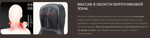 Изображение товара Массажная накидка Richter F-886B