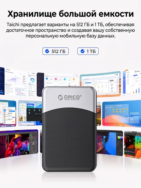 Изображение товара Внешний жесткий диск Orico M25PRO-256G-BK-EP