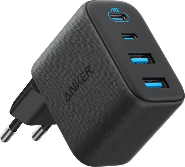 Изображение товара Адаптер питания сетевой Anker Zolo 2xUSB-A 2xUSB-C 50Вт 3A / A121EG11 (черный)