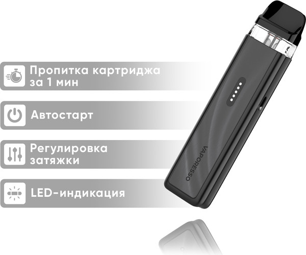 Изображение товара Электронный парогенератор Vaporesso Xros 6 Mini (Black)