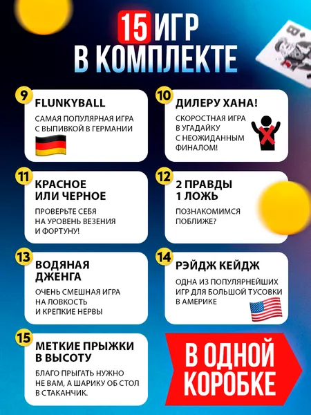 Изображение товара Набор игр Veselo Games 15 игр для вечеринки