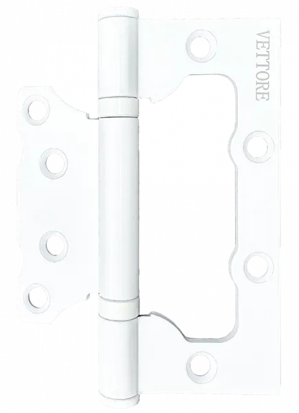Изображение товара Петля дверная Vettore Flush 100x75x2.5 MWP (белый матовый)