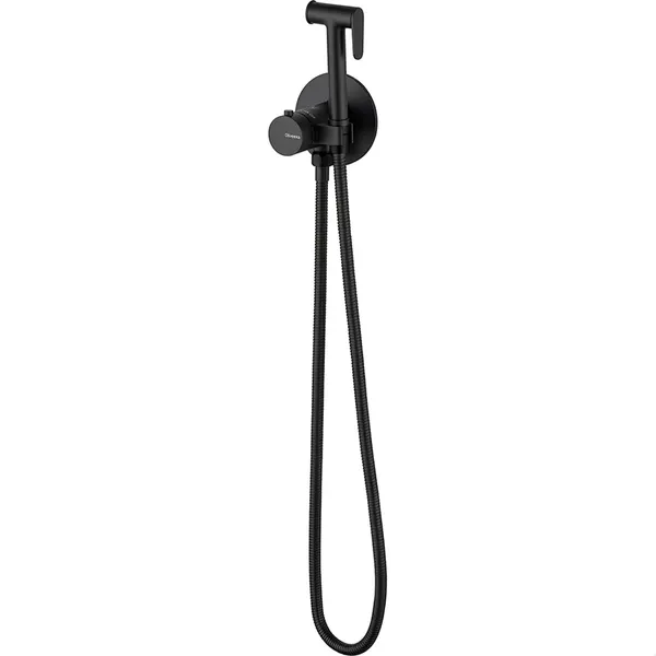 Гигиенический душ со смесителем Oliveeka OL-829909-MB (черный матовый)