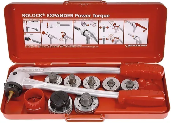 Изображение товара Универсальный набор инструментов ROTHENBERGER Rolock Power Torque 12541