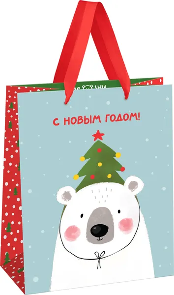 Изображение товара Набор пакетов подарочных Meshu Новогодний переполох / MS_93870 (4шт)