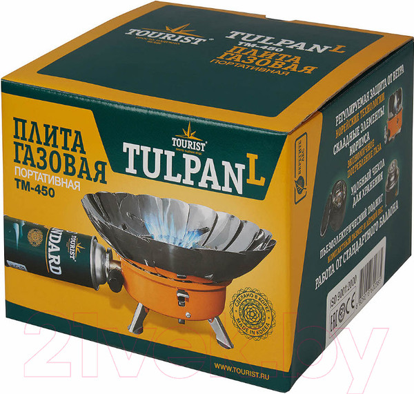 Изображение товара Горелка туристическая Tourist Tulpan-L / TM-450