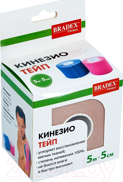 Изображение товара Кинезио тейп Bradex SF 0192 (бежевый)