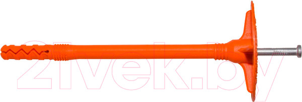 Изображение товара Дюбель для теплоизоляции ЕКТ Со стальным гвоздем без заглушки / VZ011504 (10x100, 400шт)