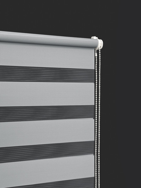 Изображение товара Рулонная штора Delfa Сантайм День&Ночь Стандарт СРШ 01МКЭД-DN40605 (62x160, серый)