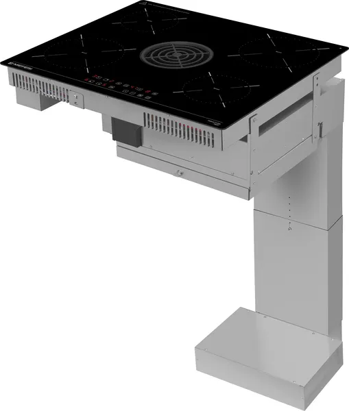 Изображение товара Индукционная варочная панель MEFERI С вытяжкой XSMART60BK Power