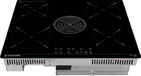 Изображение товара Индукционная варочная панель MEFERI С вытяжкой XSMART60BK Power