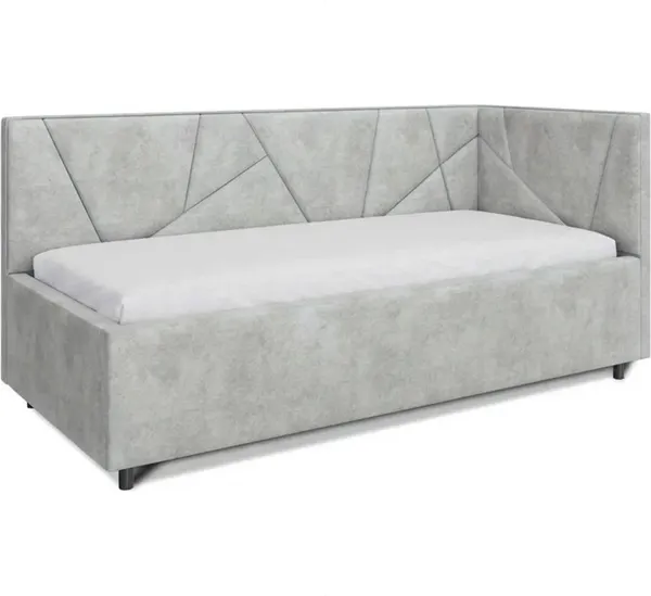 Изображение товара Односпальная кровать Апогей Рица 90x200 правый угол (Teddy 022, 5 кат)