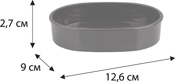 Изображение товара Мыльница Fixsen Round Black FX-454-4