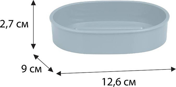 Изображение товара Мыльница Fixsen Round Blue FX-455-4