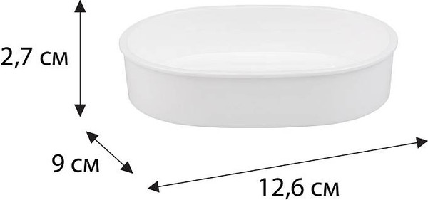 Изображение товара Мыльница Fixsen Round White FX-451-4