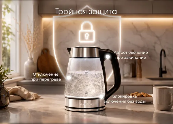 Изображение товара Электрочайник Aresa AR-3496