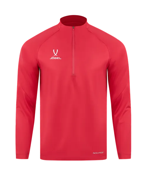 Изображение товара Лонгслив спортивный Jogel Premier PerFormPROOF 1/4 Zip Wind Top (красный R2, XL)