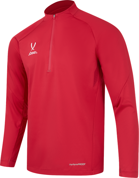 Изображение товара Лонгслив спортивный Jogel Premier PerFormPROOF 1/4 Zip Wind Top (красный R2, XXXL)